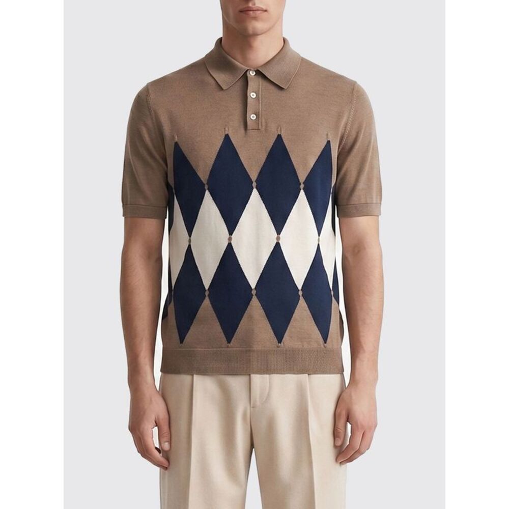 Ballantyne Polo Shirt Men Beige